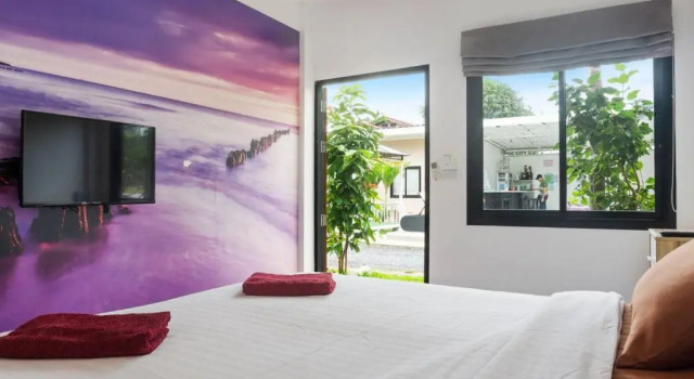 Двухместный номер Standard с видом на сад Samui Backpacker Hotel