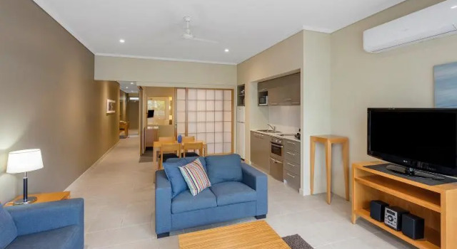 Апартаменты c 1 комнатой с балконом и с видом на бассейн Oaks Hervey Bay Resort and Spa