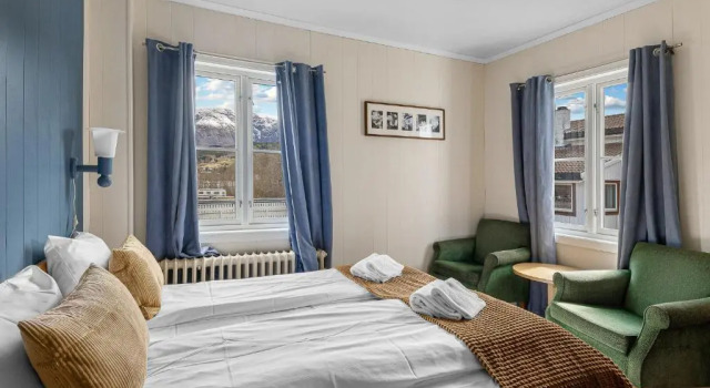 Двухместный номер Standard с видом на горы Hardanger Guesthouse