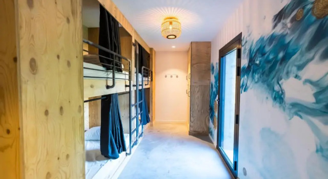 Кровать в общем номере HEJMO Hostel