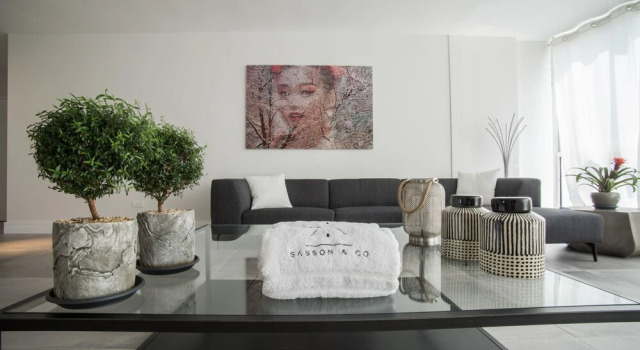 Sasson & Co Luxury 3Bed 3Bath Apartment Hilton Beach, Забронировать Апартаменты/квартира Отели Тель-Авива с парковкой, рядом с Парк независимости, Парковка