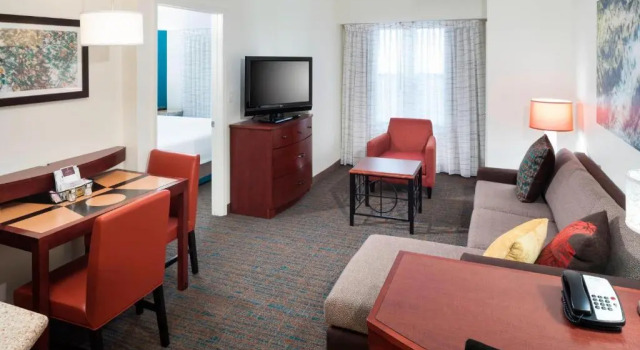 Dwuosobowy suite 1 sypialnia Residence Inn Dothan