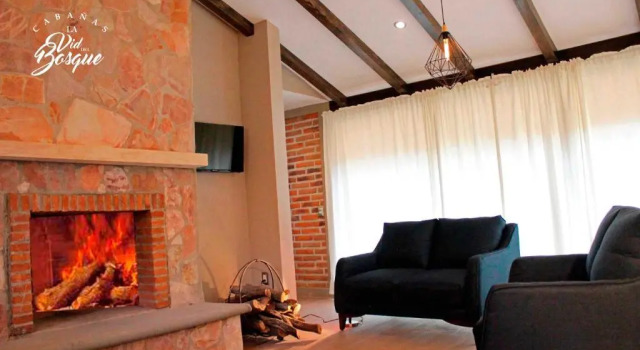 Бунгало Standard Cabañas La Vid Del Bosque