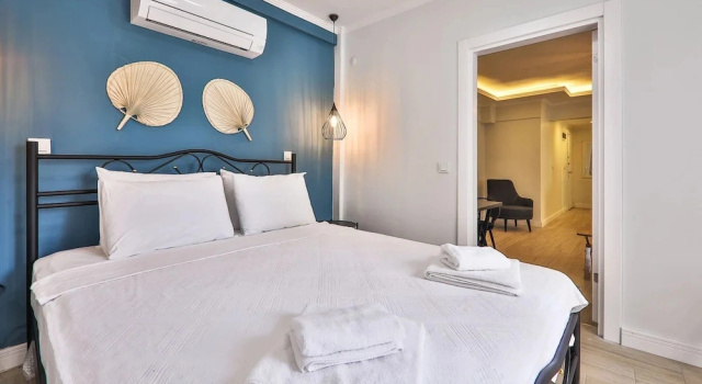 Семейный номер Standard c 1 комнатой с балконом Yaz Apart Hotel