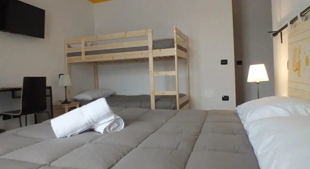 Четырёхместный семейный номер Standard с балконом I Fiori di Margherita Luxury B&B