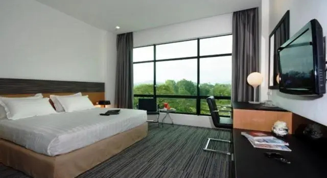 Göl manzaralı Birinci sınıf çift kişilik oda Flemington Hotel