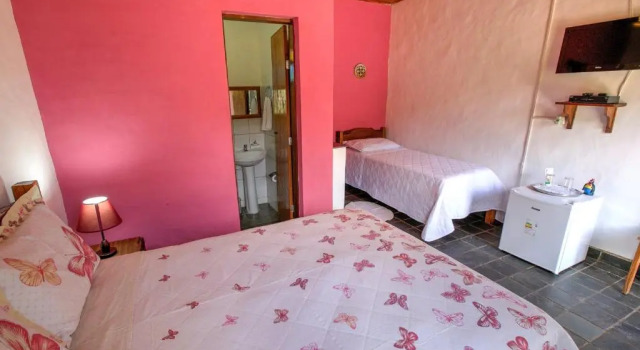 Двухместный номер Standard с балконом и с красивым видом из окна Pousada e Hostel Pé no Mato
