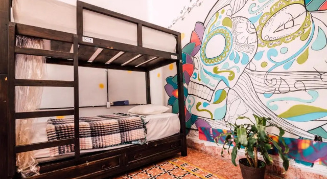 Кровать в общем номере Posada Vee Yuu - Hostel