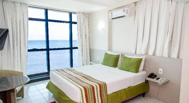 Одноместный номер Deluxe с видом на море Hotel Golden Park Recife Boa Viagem By Nacional Inn