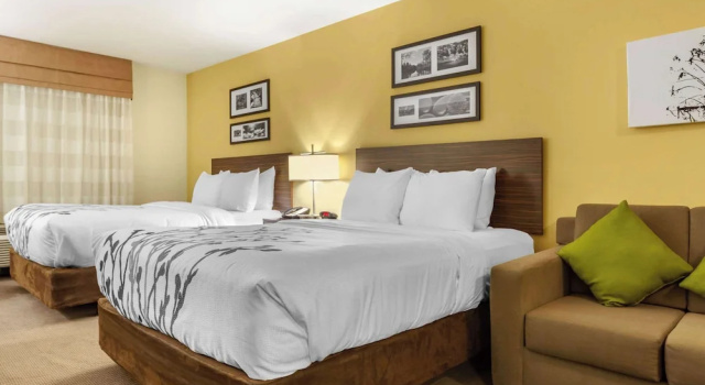 Двухместный люкс c 1 комнатой Sleep Inn & Suites Fargo Medical Center