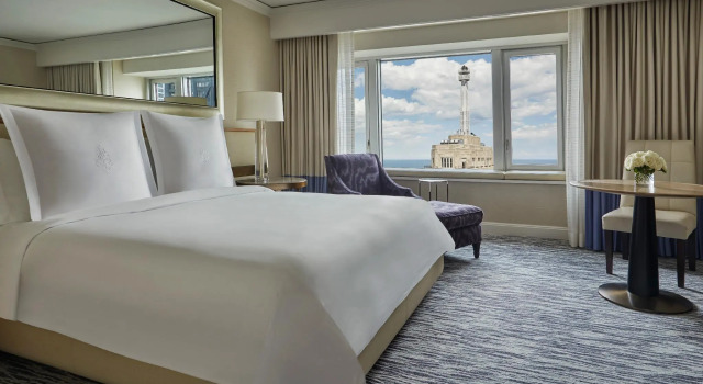 Двухместный номер с видом на озеро Отель Four Seasons Chicago