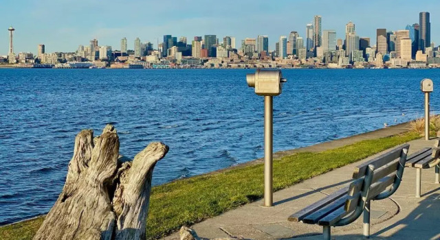 Коттедж Alki Beach Escape Romantic Waterfront Getaway for 2