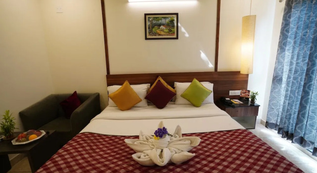 Deluxe double chambre Vue sur les terres Silicon Inn Hotel Bangalore Airport