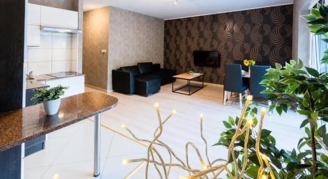 Апартаменты c 1 комнатой с балконом Apartamenty Katowice by Lantier - Swimming Pool Zone