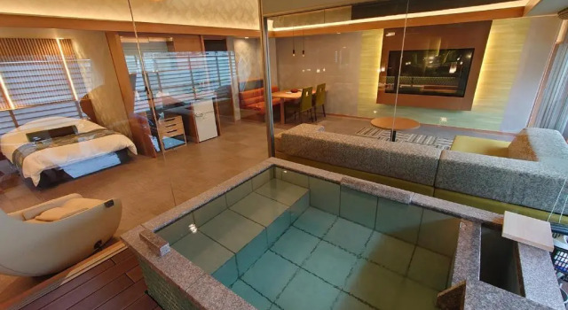 Трёхместный номер Standard с видом на горы Kinugawa Plaza Hotel