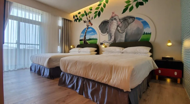 Standaard Vierpersoons Familie kamer Building block forest