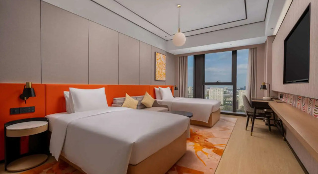 Двухместный номер Deluxe Hilton Garden Inn Nantong Haohe Scenic Area