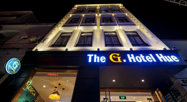 Кровать в общем номере The G Hotel Hue