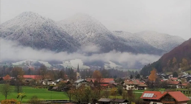Апартаменты Apartment mit Bergblick in bayerischen Alpen