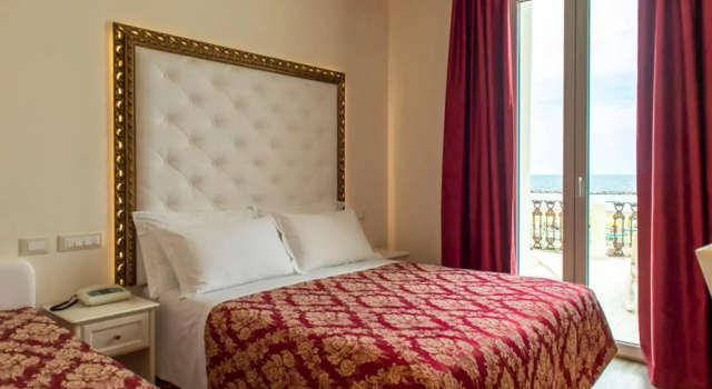 Трёхместный номер Superior с видом на море Hotel Lido Viserba