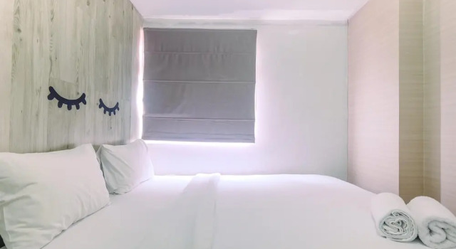 Апартаменты Furnished Green Pramuka 1BR Apartment with Modern Style and City View