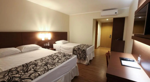 Трёхместный номер Standard Hotel Caiuá Cascavel