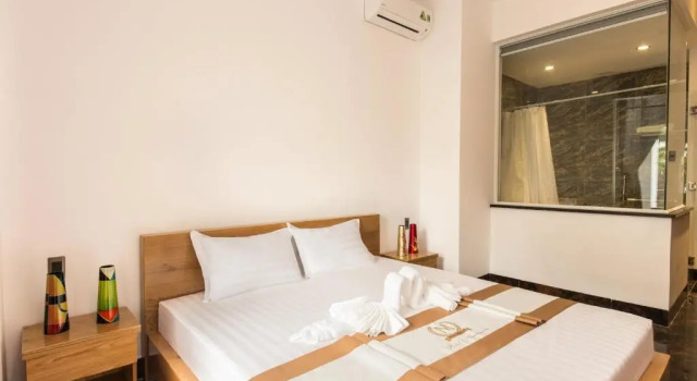 Апартаменты с 2 комнатами Kim Minh Apartment & Hotel