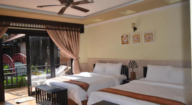 Четырёхместный номер Standard с видом на бассейн Rang Garden Beach Side