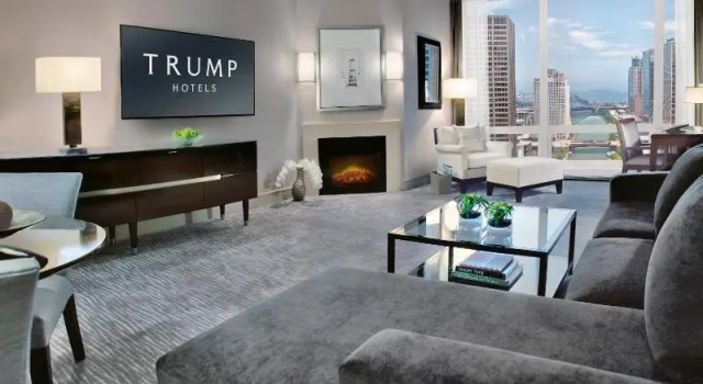 Двухместный люкс Deluxe c 1 комнатой с видом на реку Trump International Hotel & Tower Chicago