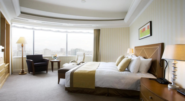 Двухместный люкс Park с видом на реку Imperial Hotel Osaka
