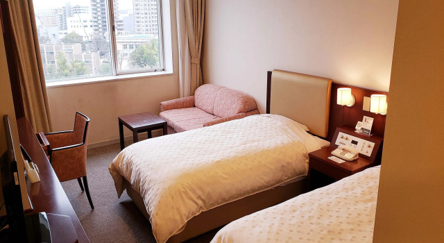 Двухместный номер Standard с видом на реку Hotel Mielparque Kumamoto
