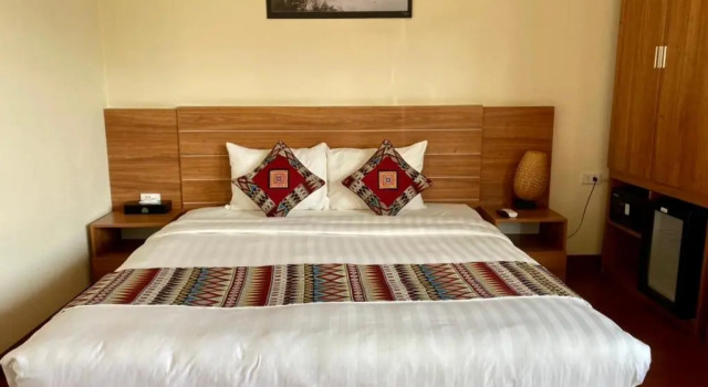 Двухместный номер Deluxe с балконом Sapa Garden Hotel