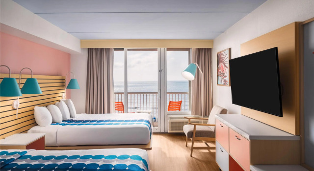 Номер Standard oceanfront Golden Sands Carolina Beach Oceanfront, Tapestry by Hilton