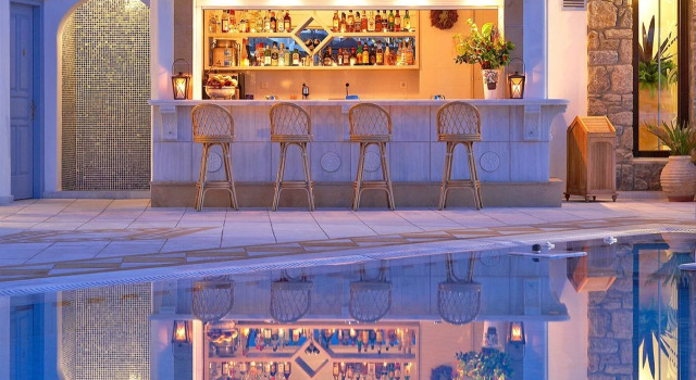 Grand Beach Hotel, Забронировать Отель Бизнес-отели Миконоса, рядом с Manto Open Air Cinema, 4* 5*