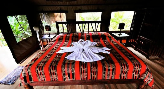 Rio Tico Safari Lodge, Rezervovat Rekreační dům Hotely v Puntarenas s parkováním, Parkování
