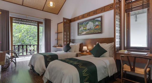 Бунгало Luxury Mai Chau Mountain View Resort