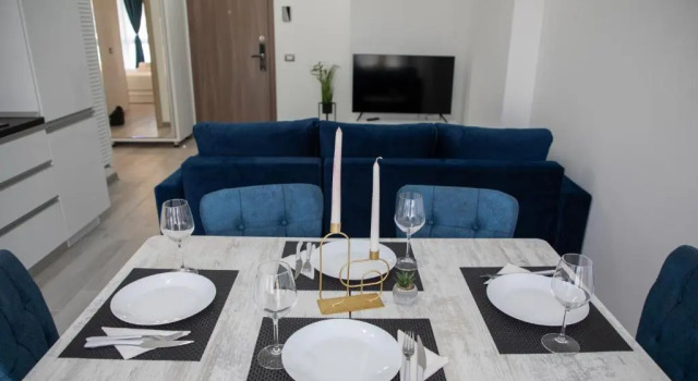 BlueWater Apartment in Nord10 Resort- Pool & Parking, Boek Appartement Hotels in Constanta met zwembad, Zwembad