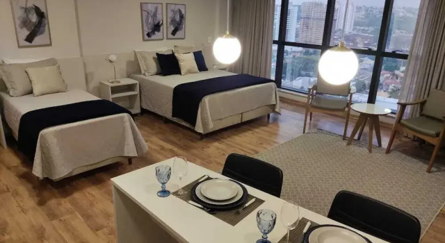 Трёхместный номер Deluxe Hotel Flat Afonso Pena