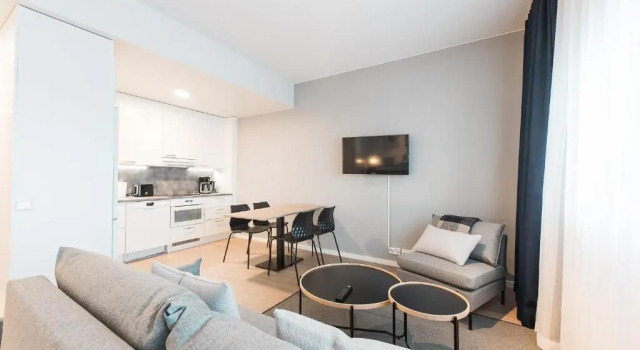 Студия Forenom Serviced Apartments Helsinki Mansku