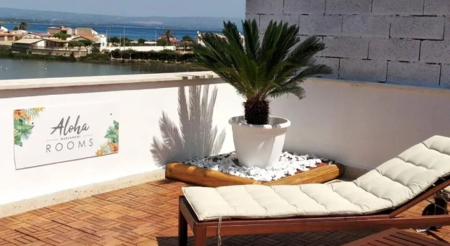 Трёхместный номер Deluxe с видом на море Aloha Marzamemi Rooms