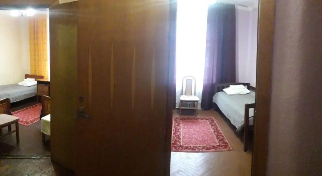 Кровать в общем номере Kolos Hotel Obolon