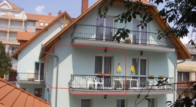 Апартаменты c 1 комнатой Zsanett Appartement
