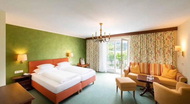 Двухместный номер Superior с видом на сад SEEGLÜCK Hotel Forelle Superior