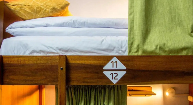 Кровать в общем номере (женский номер) El Patio Hostel Quito