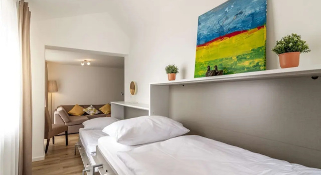 Апартаменты Deluxe c 1 комнатой с видом на озеро Lakeside Village Větrník