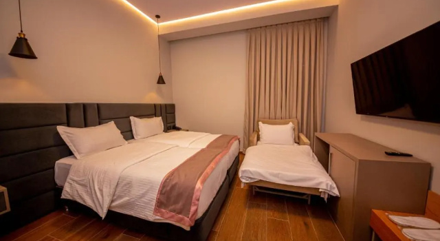 Четырёхместный номер Standard Цокольный этаж City Center Hotel
