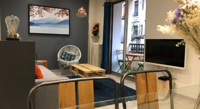 Апартаменты Appart moderne 1ch terrasse sur canal Lac à 400m