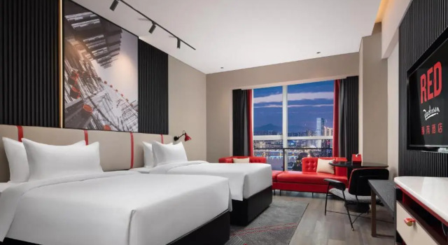 Двухместный номер Standard с видом на реку Radisson RED Hotel Zhuhai Gongbei Port