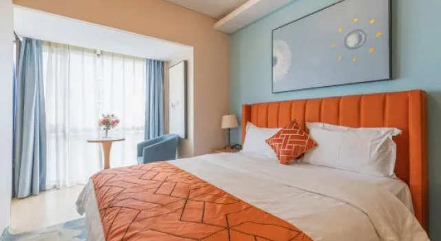 Люкс Deluxe Qingdao Tinglan Hotel Apartment