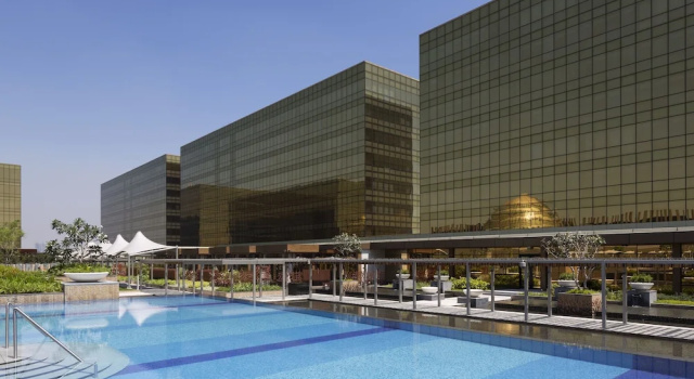 Номер Premier с красивым видом из окна City of Dreams - Nobu Hotel Manila